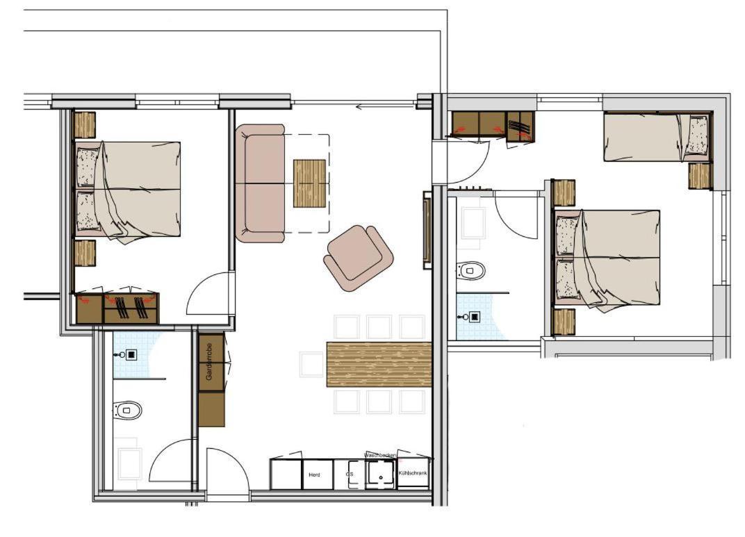 Appartement Pension Strolz Bichlbach Exterior photo
